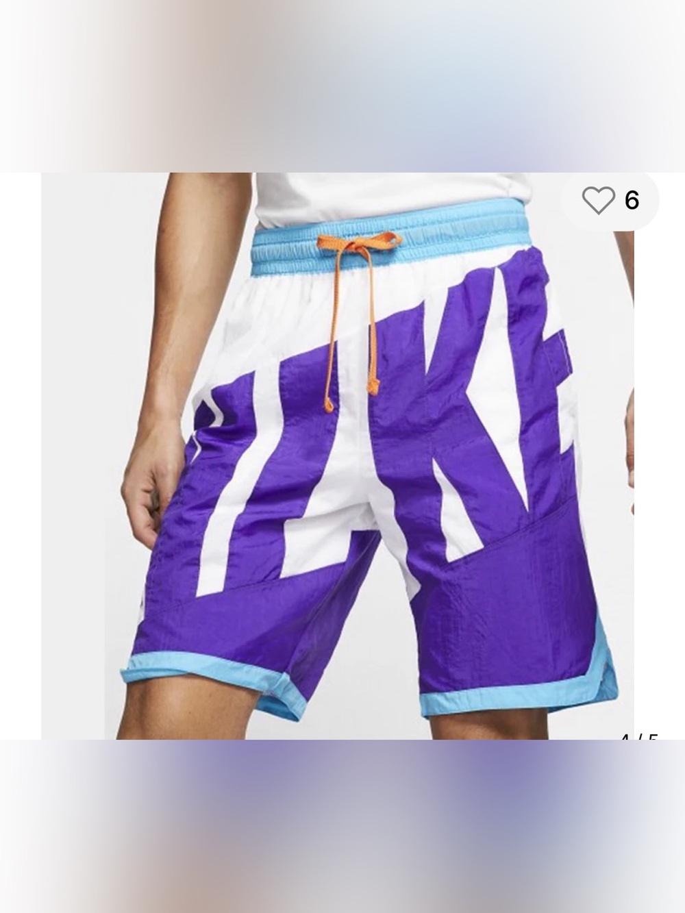 Nike Vintage 90s Colorblock Swim Trunks Shorts S Throwback Large logo